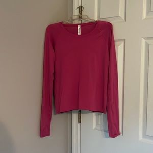 NWT Lululemon Swiftly Tech Longsleeve Race Length Sonic Pink SIZE 10